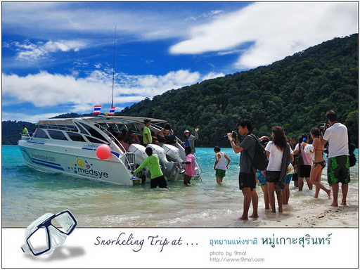 Snorkeling ที่หมู่เกาะสุรินทร์