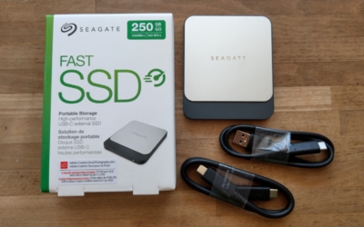 รีวิวฮาร์ดดิสพกพา Seagate Fast SSD  USB-C